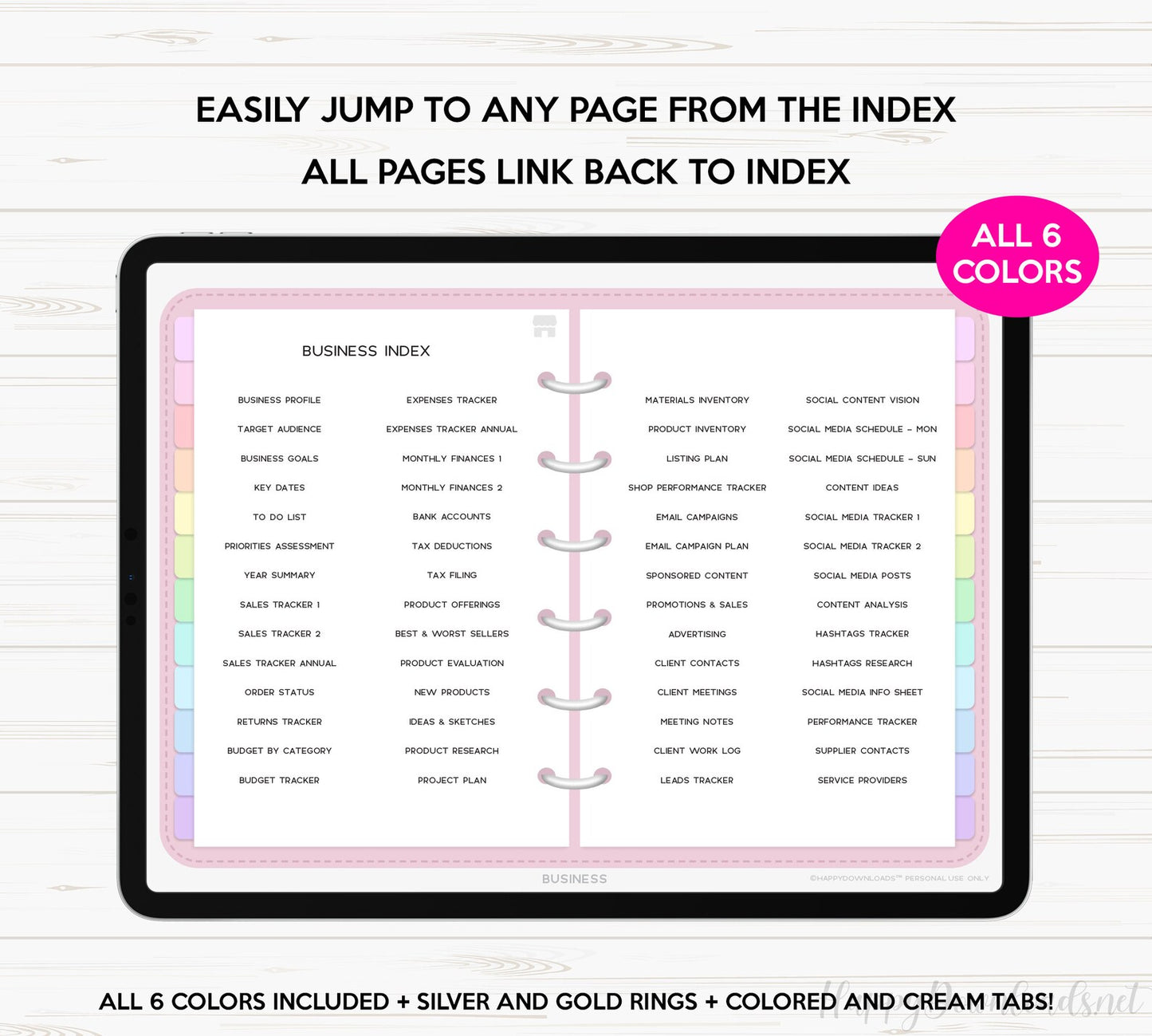 BusinessFlow Digital Planner