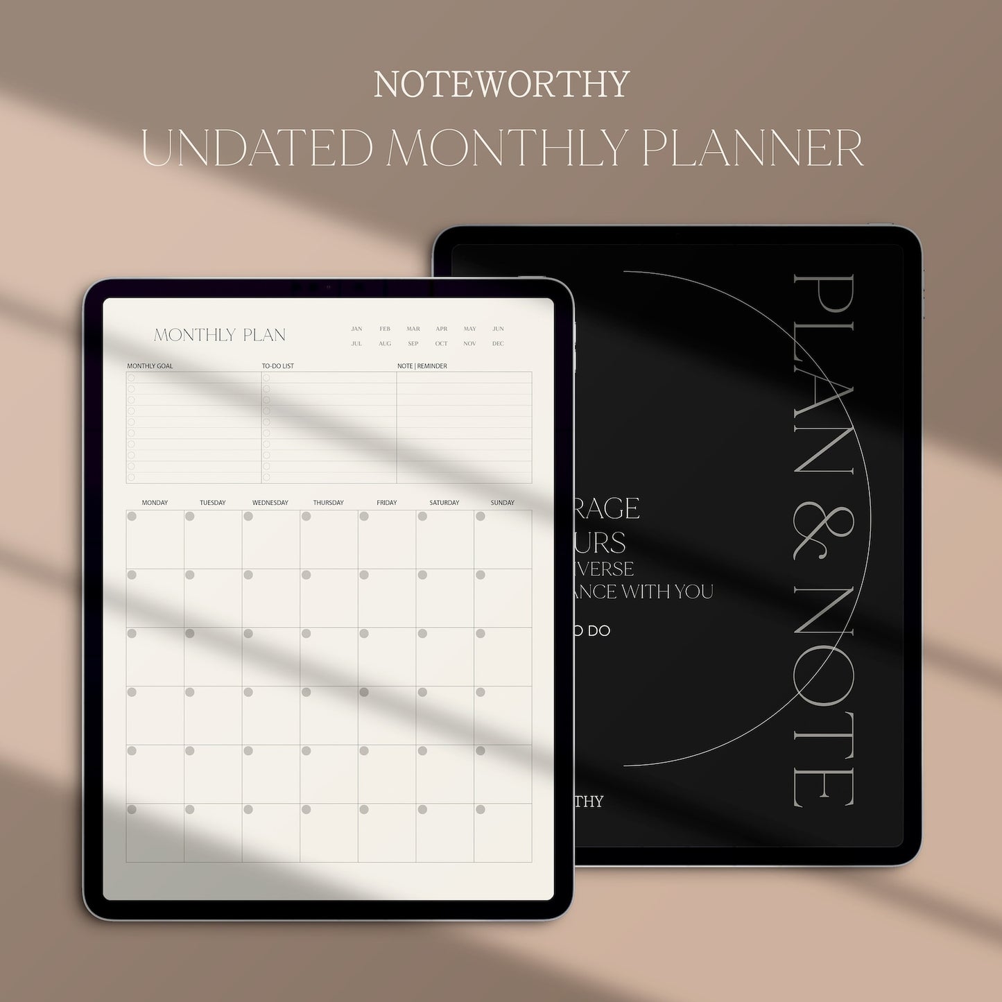 Digital Monthly Planner